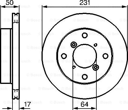 BOSCH 0 986 478 721 - Əyləc Diski furqanavto.az