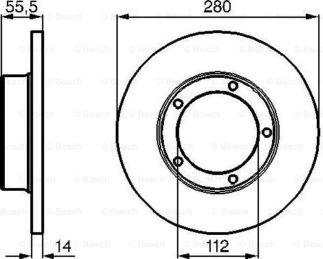 BOSCH 0 986 478 770 - Əyləc Diski furqanavto.az