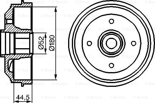 BOSCH 0 986 477 113 - Əyləc barabanı furqanavto.az