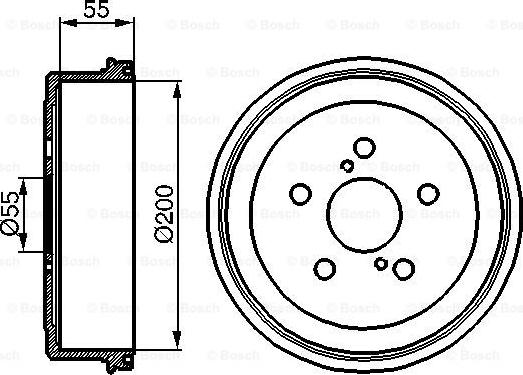 BOSCH 0 986 477 139 - Əyləc barabanı furqanavto.az