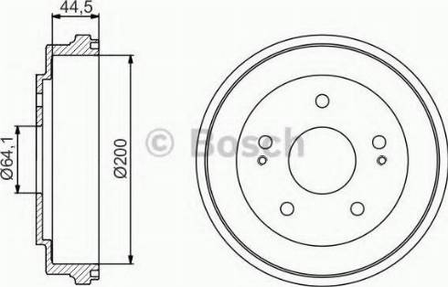 BOSCH 0 986 477 209 - Əyləc barabanı furqanavto.az