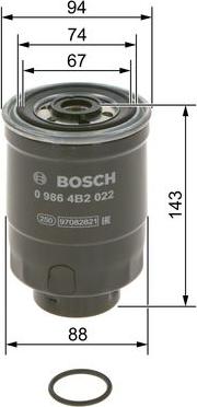 BOSCH 0 986 4B2 022 - Yanacaq filtri furqanavto.az