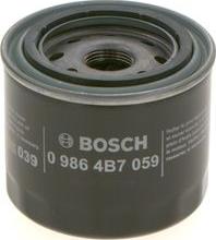 BOSCH 0 986 4B7 059 - Yağ filtri furqanavto.az