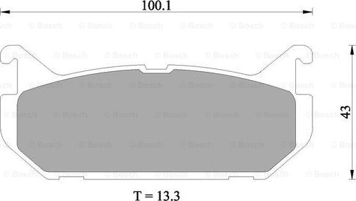 BOSCH 0 986 505 915 - Əyləc altlığı dəsti, əyləc diski www.furqanavto.az