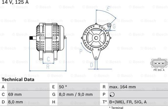 BOSCH 0 986 049 181 - Alternator furqanavto.az