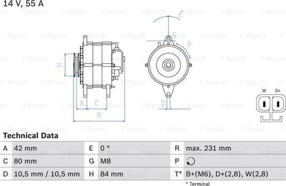 BOSCH 0 986 049 870 - Alternator furqanavto.az