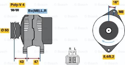 BOSCH 0 986 049 201 - Alternator furqanavto.az