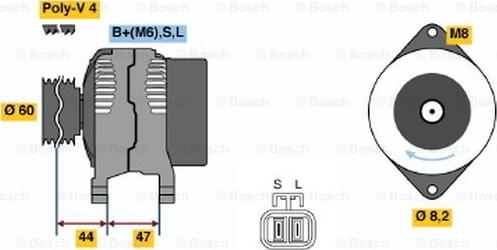 BOSCH 0 986 045 941 - Alternator furqanavto.az