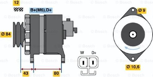 BOSCH 9 120 334 635 - Alternator furqanavto.az