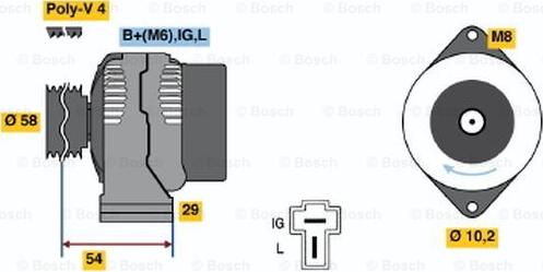 BOSCH 0 986 045 441 - Alternator furqanavto.az