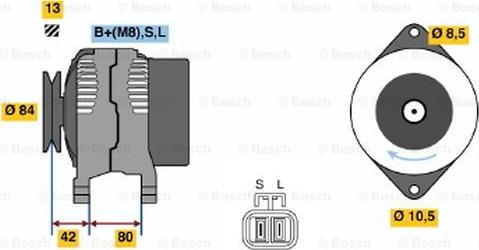 BOSCH 0 986 045 691 - Alternator furqanavto.az