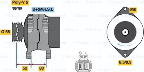 BOSCH 0 986 045 711 - Alternator furqanavto.az