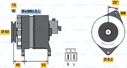 BOSCH 0 986 046 401 - Alternator furqanavto.az