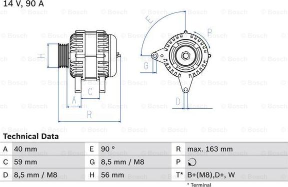 BOSCH 0 986 040 940 - Alternator furqanavto.az