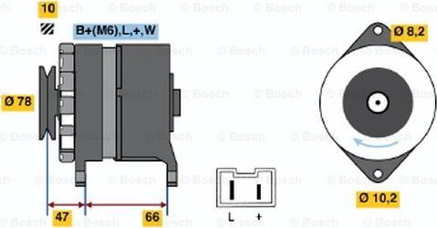 BOSCH 0 986 040 051 - Alternator furqanavto.az