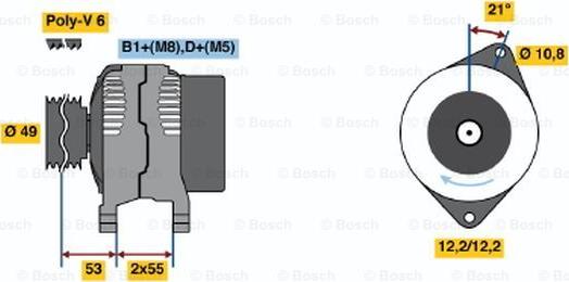 BOSCH 0 986 048 030 - Alternator furqanavto.az