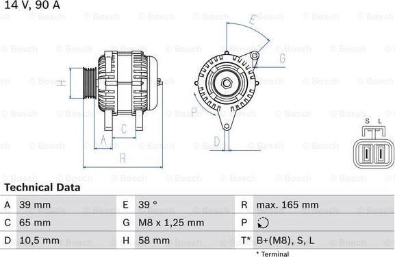 BOSCH 0 986 042 680 - Alternator furqanavto.az