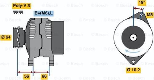 BOSCH 0 986 042 121 - Alternator furqanavto.az