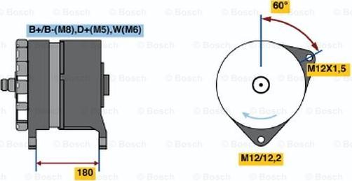 BOSCH 0 986 042 850 - Alternator furqanavto.az