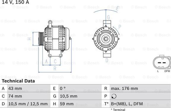 BOSCH 0 986 047 920 - Alternator furqanavto.az