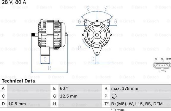 BOSCH 0 986 047 420 - Alternator furqanavto.az