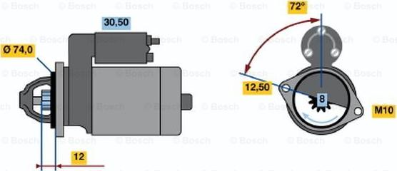 BOSCH 0 986 019 370 - Başlanğıc www.furqanavto.az