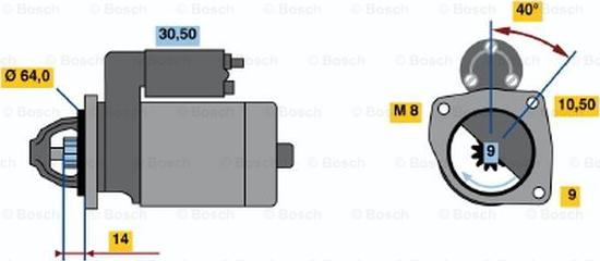 BOSCH 0 986 019 291 - Başlanğıc furqanavto.az