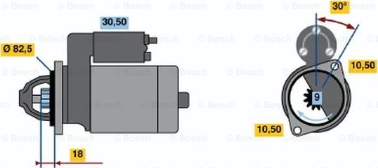 BOSCH 0 986 014 620 - Başlanğıc furqanavto.az