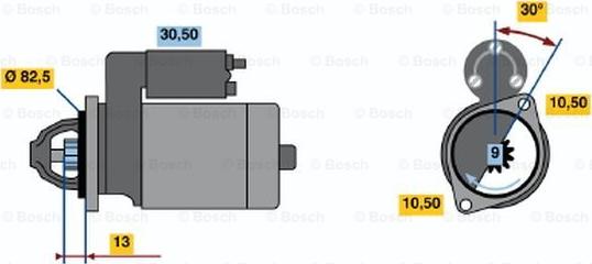 BOSCH 0 986 014 281 - Başlanğıc furqanavto.az