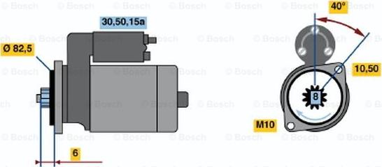 BOSCH 0 986 014 221 - Başlanğıc furqanavto.az