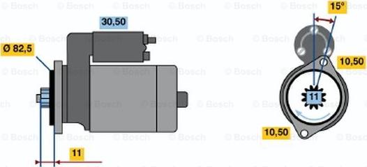 BOSCH 0 986 014 271 - Başlanğıc furqanavto.az