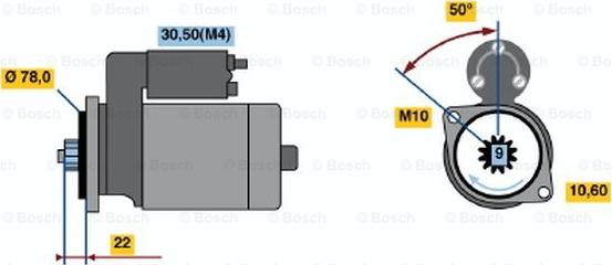 BOSCH 0 986 016 151 - Başlanğıc furqanavto.az