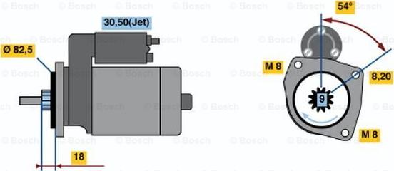 BOSCH 0 986 016 320 - Başlanğıc furqanavto.az