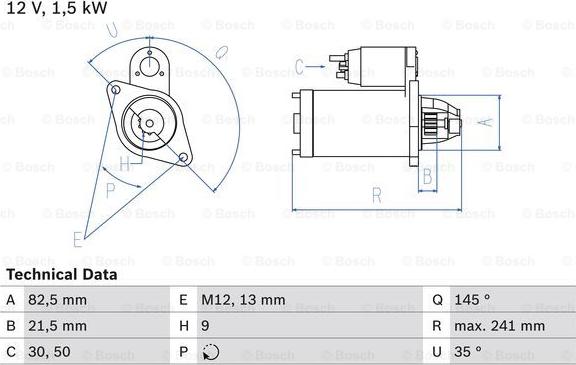 BOSCH 0 986 010 850 - Başlanğıc furqanavto.az