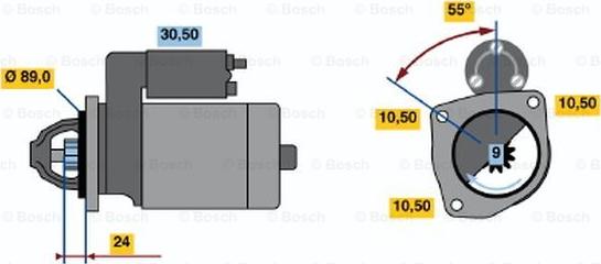 BOSCH 0 986 011 790 - Başlanğıc furqanavto.az