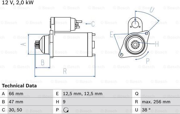 BOSCH 0 986 018 930 - Başlanğıc furqanavto.az