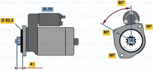 BOSCH 0 986 013 831 - Başlanğıc furqanavto.az