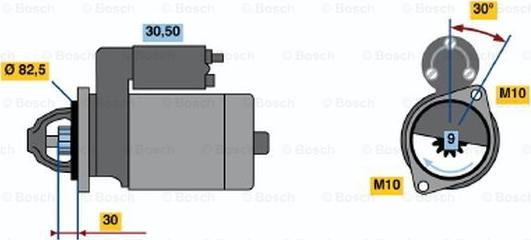 BOSCH 0 986 012 410 - Başlanğıc www.furqanavto.az