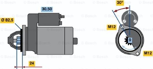 BOSCH 0 986 012 690 - Başlanğıc furqanavto.az