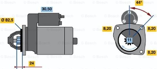 BOSCH 0 986 017 950 - Başlanğıc furqanavto.az