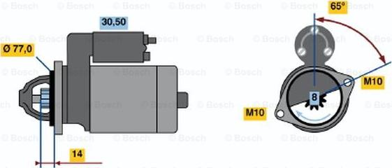 BOSCH 0 986 017 721 - Başlanğıc furqanavto.az