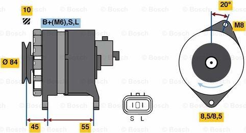 BOSCH 0 986 080 910 - Alternator furqanavto.az