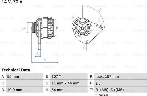 BOSCH 0 986 080 490 - Alternator furqanavto.az