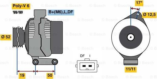 BOSCH 0 986 080 230 - Alternator furqanavto.az