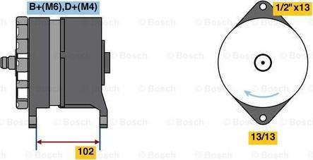 BOSCH 0 986 081 030 - Alternator furqanavto.az