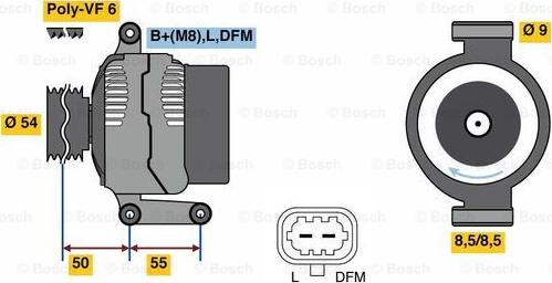 BOSCH 0 986 081 120 - Alternator furqanavto.az