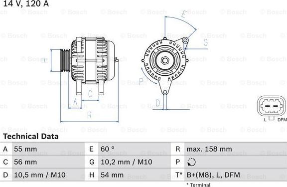 BOSCH 0 986 081 380 - Alternator furqanavto.az