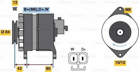 BOSCH 0 986 081 240 - Alternator furqanavto.az