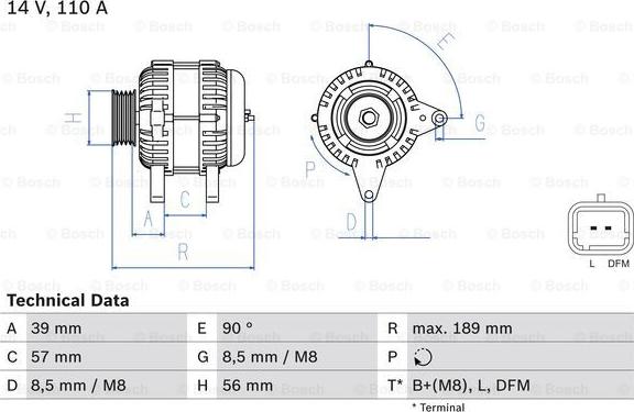 BOSCH 0 986 083 440 - Alternator furqanavto.az