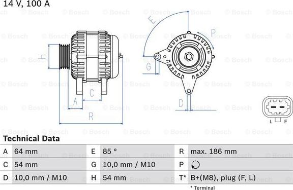 BOSCH 0 986 083 420 - Alternator furqanavto.az